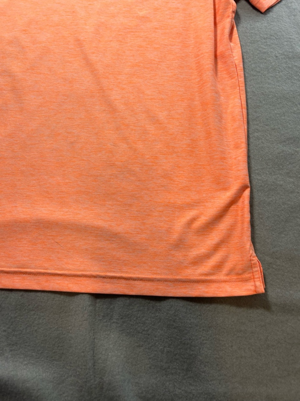 Under Armour Men’s Coral-Orange Polo Golf Shirt - Picture 11 of 14